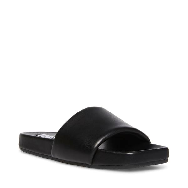 Sandały Damskie Steve Madden Mosy Czarne | SM-829EQ