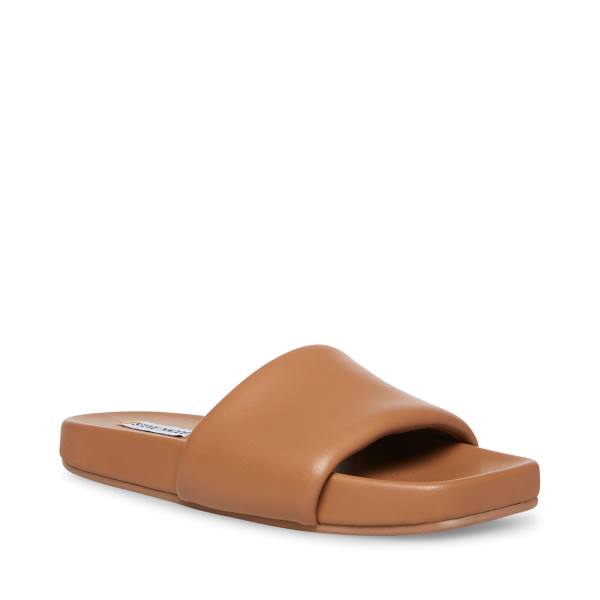 Sandały Damskie Steve Madden Mosy Mocha Beżowe | SM-284VB