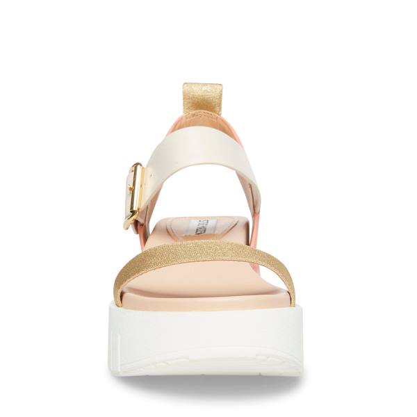 Sandały Damskie Steve Madden Pastry Blush Różowe Kolorowe | SM-415GW