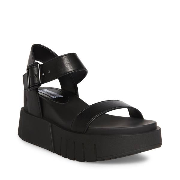 Sandały Damskie Steve Madden Pastry Czarne | SM-495VH