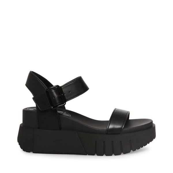 Sandały Damskie Steve Madden Pastry Czarne | SM-495VH