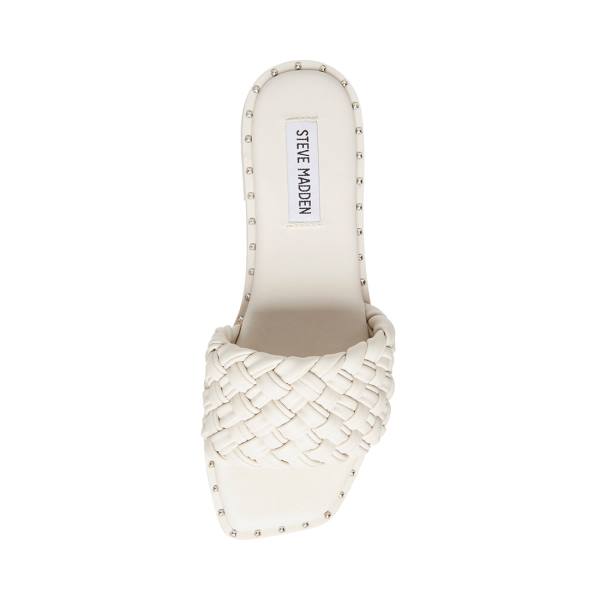 Sandały Damskie Steve Madden Santina Bone Beżowe | SM-347GC