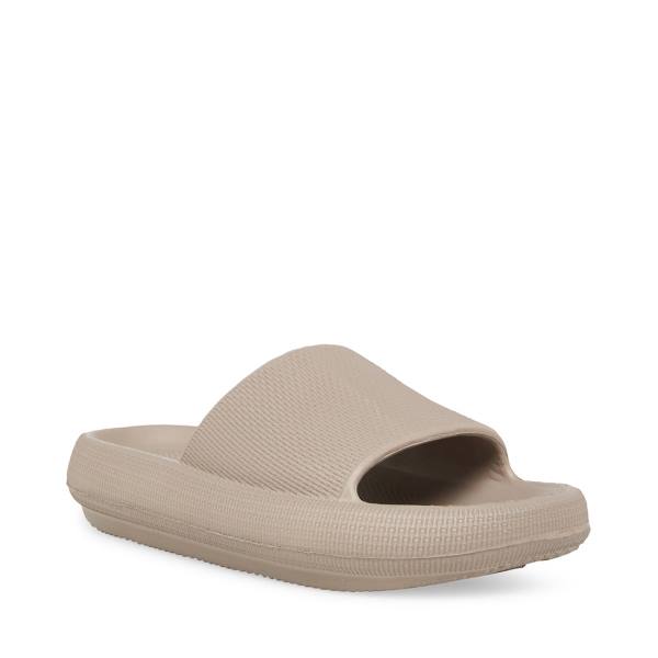 Sandały Damskie Steve Madden Scuba Taupe Szare Brązowe | SM-543YD