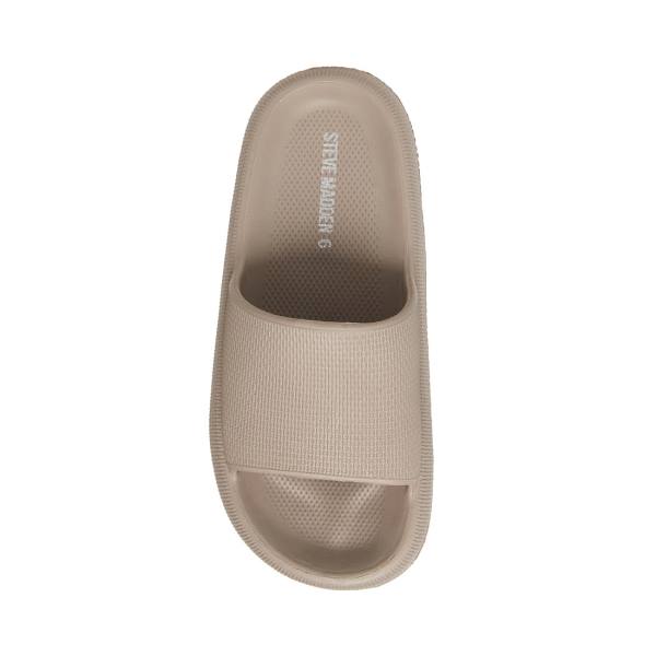 Sandały Damskie Steve Madden Scuba Taupe Szare Brązowe | SM-543YD