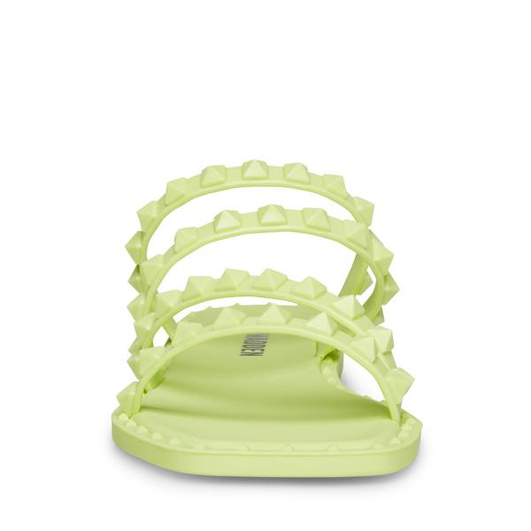 Sandały Damskie Steve Madden Skyler-j Lime Głęboka Zielone | SM-051TJ