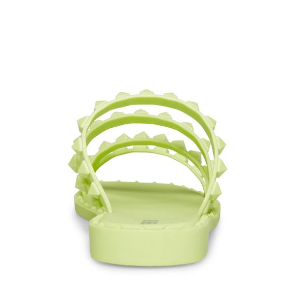 Sandały Damskie Steve Madden Skyler-j Lime Głęboka Zielone | SM-051TJ