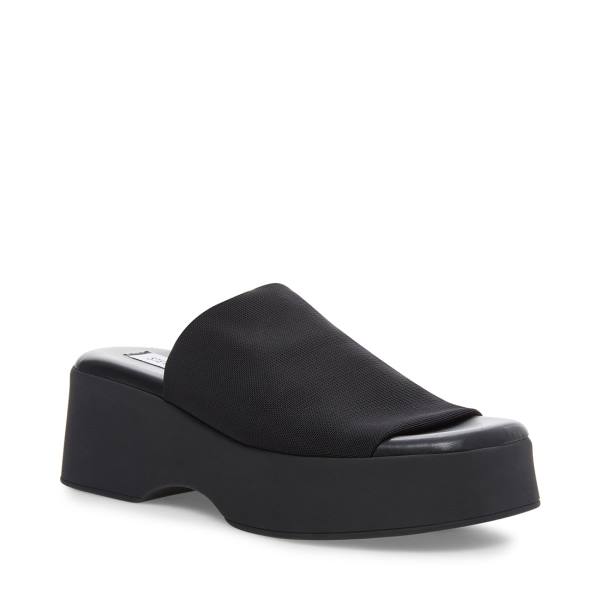 Sandały Damskie Steve Madden Slinky30 Czarne | SM-748RW