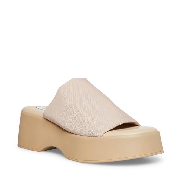 Sandały Damskie Steve Madden Slinky30 Tan Brązowe | SM-035TK