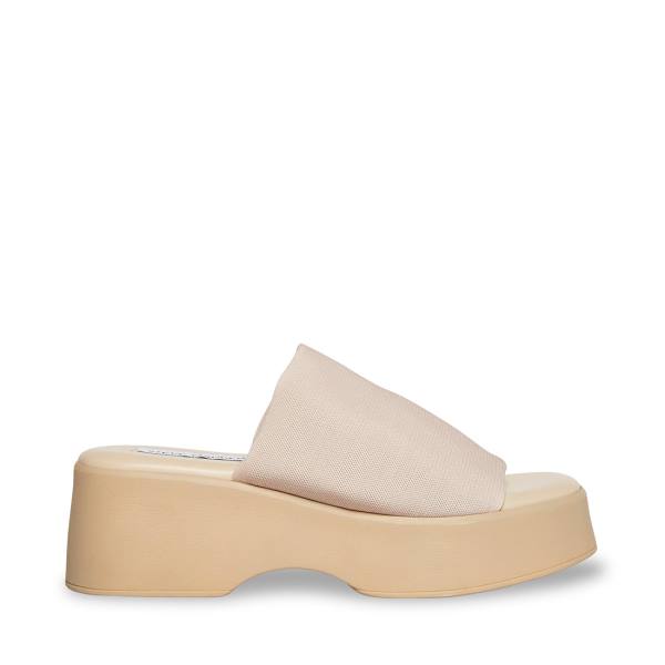 Sandały Damskie Steve Madden Slinky30 Tan Brązowe | SM-035TK