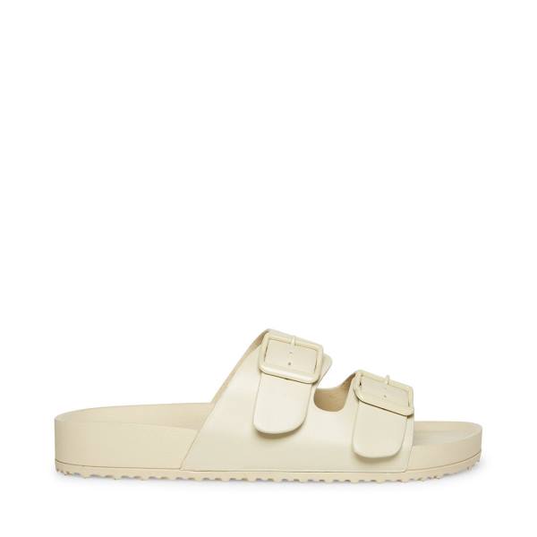 Sandały Damskie Steve Madden Teddy-t Bone Beżowe | SM-510ZE