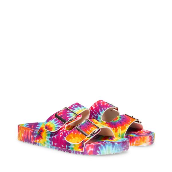 Sandały Damskie Steve Madden Teddy-t Bright Głęboka Kolorowe | SM-734QT