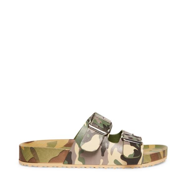 Sandały Damskie Steve Madden Teddy-t Camouflage | SM-895WB