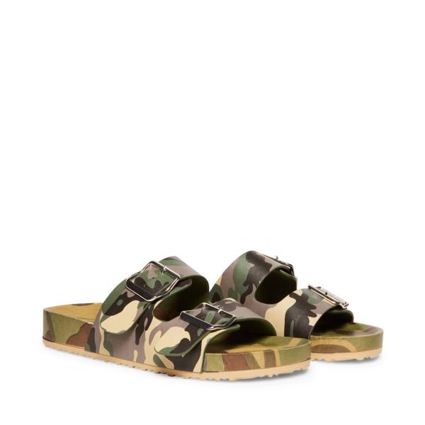 Sandały Damskie Steve Madden Teddy-t Camouflage | SM-895WB