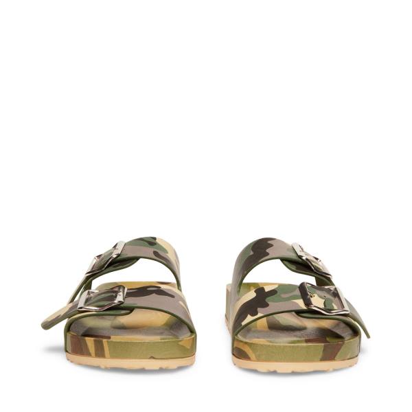 Sandały Damskie Steve Madden Teddy-t Camouflage | SM-895WB