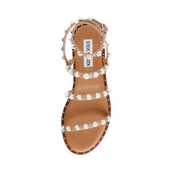 Sandały Damskie Steve Madden Travel-p Tan Brązowe | SM-379MO