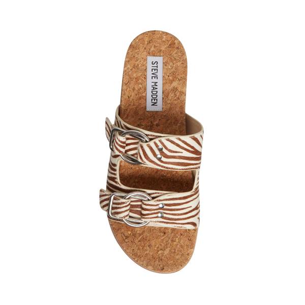 Sandały Damskie Steve Madden Zeya Tiger | SM-134KP