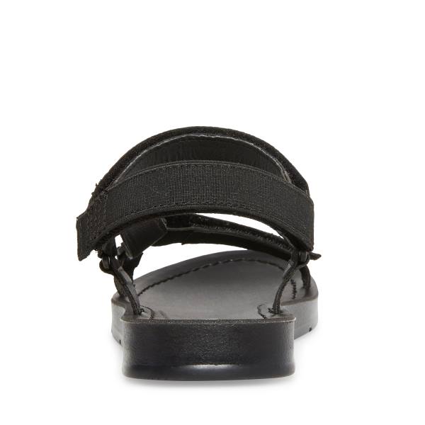 Sandały Dziecięce Steve Madden Ahenley Czarne | SM-071KZ