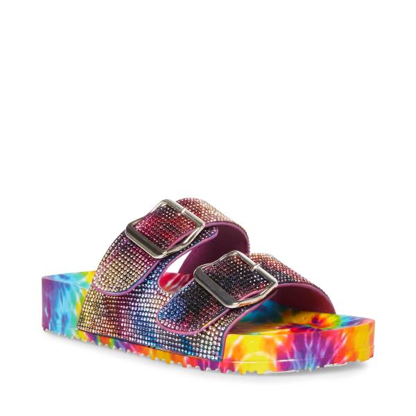 Sandały Dziecięce Steve Madden Jthriled Bright Głęboka Kolorowe | SM-162CR