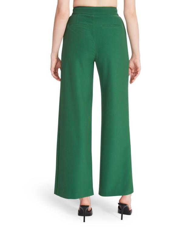 Spodnie Damskie Steve Madden High Waisted Trouser Zielone | SM-824VA