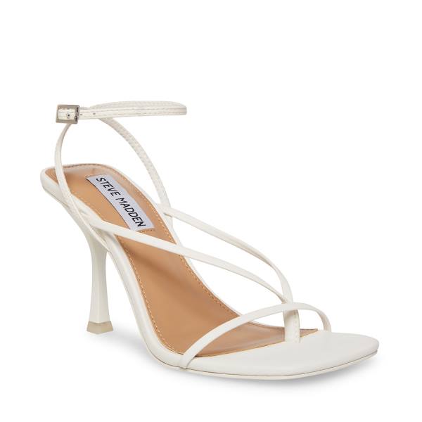 Szpilki Damskie Steve Madden Annie Heel Białe | SM-109VR