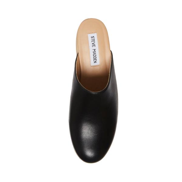 Szpilki Damskie Steve Madden Bayridge Skórzane Heel Czarne | SM-230OT