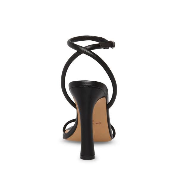 Szpilki Damskie Steve Madden Becky Skórzane Heel Czarne | SM-457TS