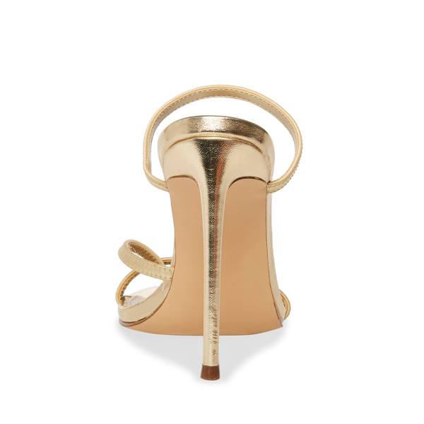 Szpilki Damskie Steve Madden Bellezza Heel Złote | SM-947YP