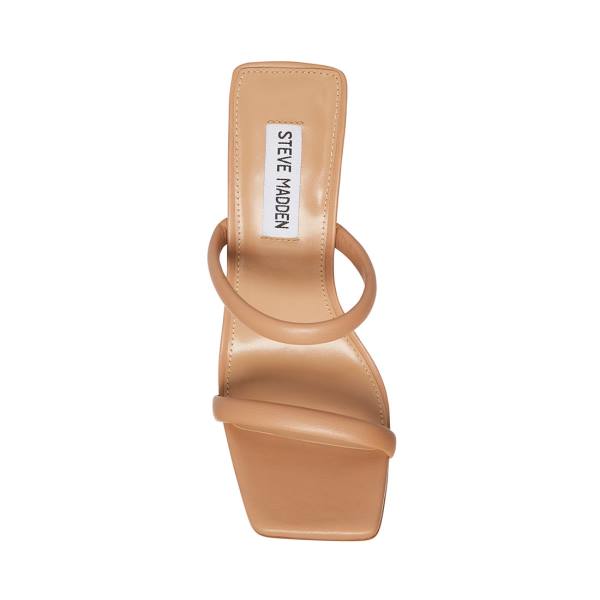 Szpilki Damskie Steve Madden Blake Tan Heel Brązowe | SM-951NW