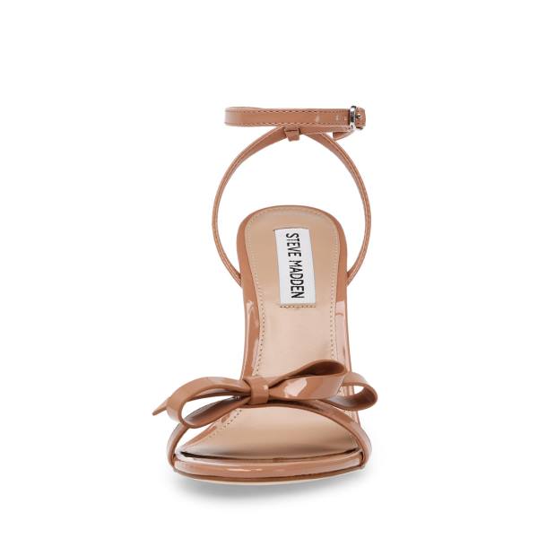 Szpilki Damskie Steve Madden Bradshaw Blush Lakierowana Heel Ciemny Różowe | SM-260ZG