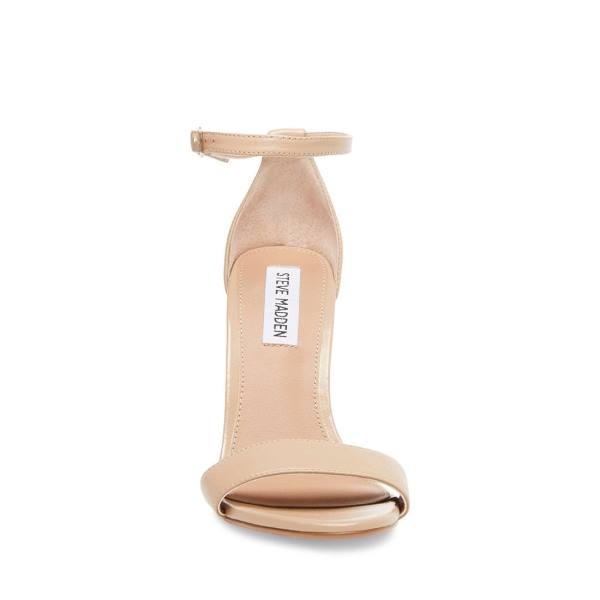 Szpilki Damskie Steve Madden Carrson Blush Skórzane Heel Różowe | SM-701ZC