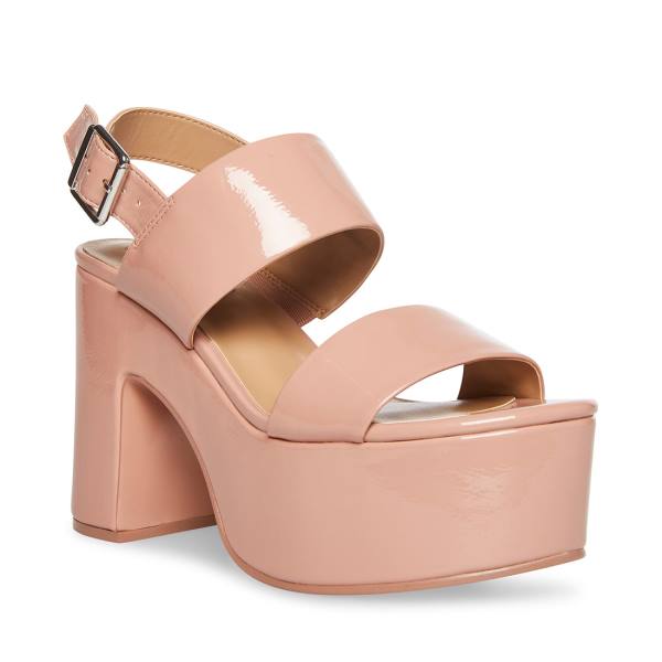 Szpilki Damskie Steve Madden Dafne Lakierowana Heel Różowe | SM-601BV