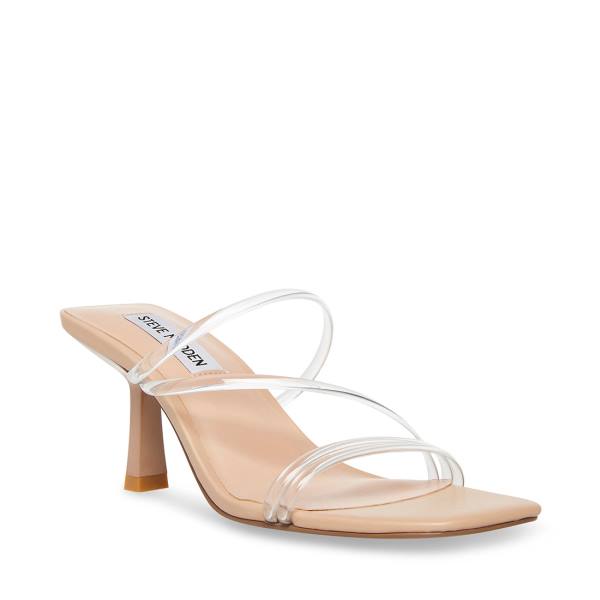 Szpilki Damskie Steve Madden Demi Heel Clear | SM-062YW