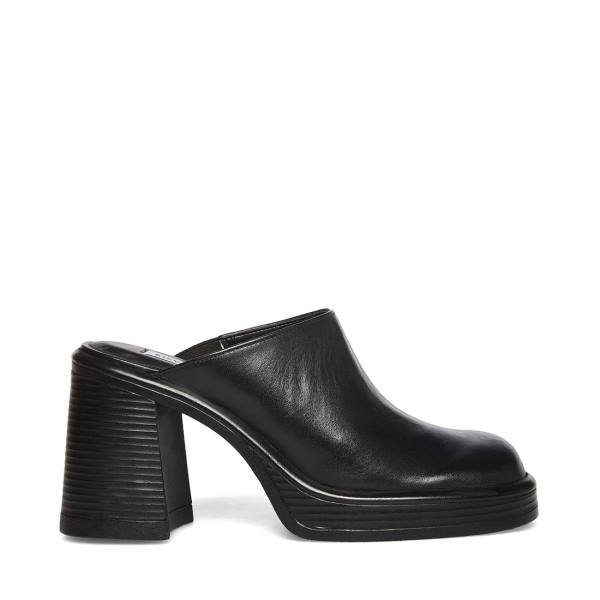 Szpilki Damskie Steve Madden Flirtie Skórzane Heel Czarne | SM-907NM