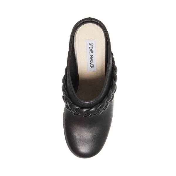 Szpilki Damskie Steve Madden Highland Skórzane Heel Czarne | SM-852AU