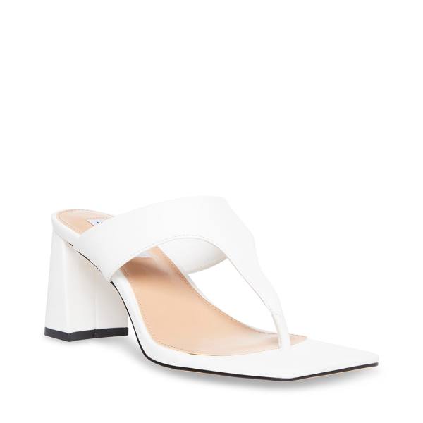 Szpilki Damskie Steve Madden Lamorna Heel Białe | SM-514FL