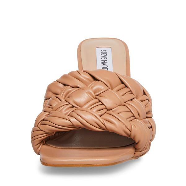 Szpilki Damskie Steve Madden Leilani Tan Heel Beżowe | SM-214RS