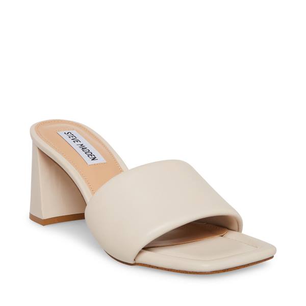 Szpilki Damskie Steve Madden Lexie Bone Heel Beżowe | SM-451RW