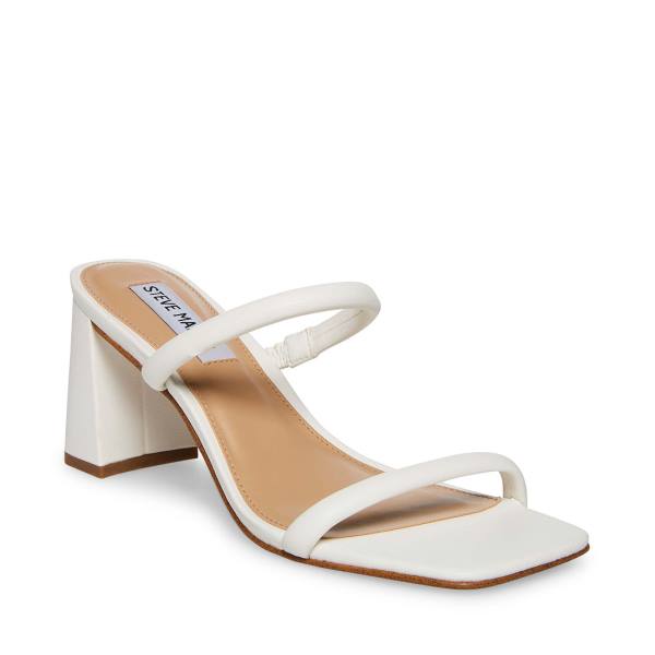 Szpilki Damskie Steve Madden Lilah Heel Białe | SM-657MP