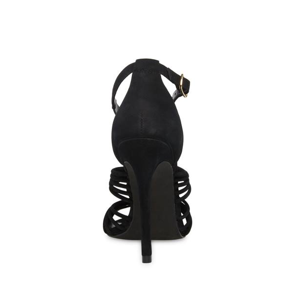 Szpilki Damskie Steve Madden Lydia Nubuck Heel Czarne | SM-305BL