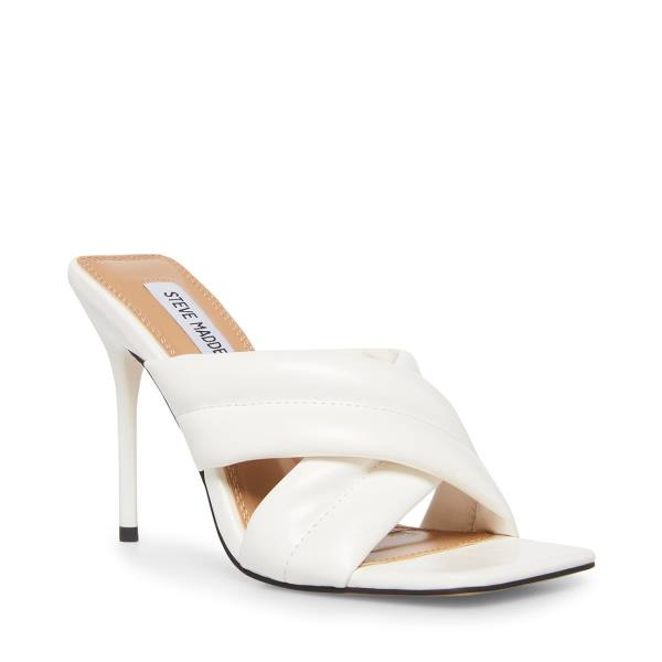 Szpilki Damskie Steve Madden Lyric Heel Białe | SM-791LR