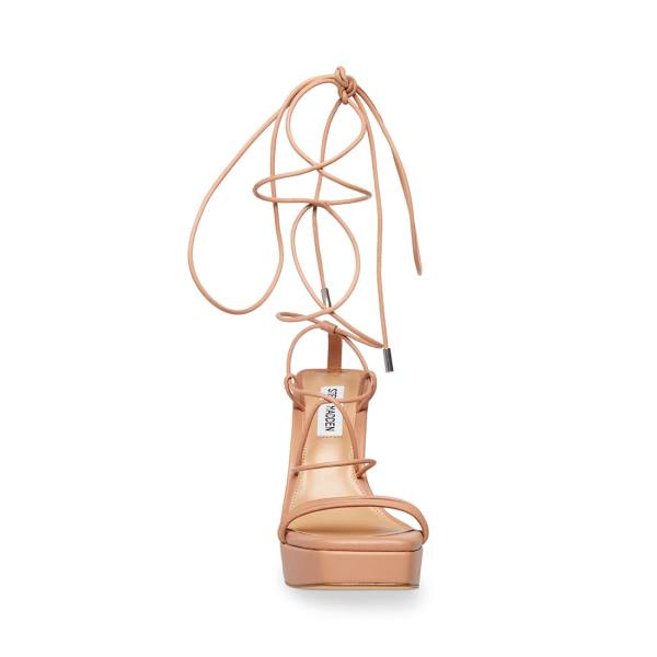 Szpilki Damskie Steve Madden Manzie Tan Heel Brązowe | SM-860GW