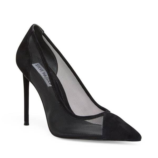 Szpilki Damskie Steve Madden Mesha Heel Czarne Kolorowe | SM-905LJ