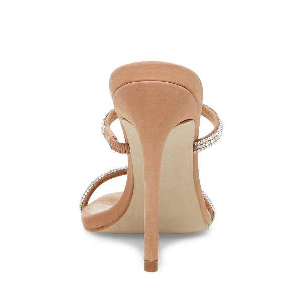 Szpilki Damskie Steve Madden Mina-r Camel Heel Brązowe Kolorowe | SM-869TX