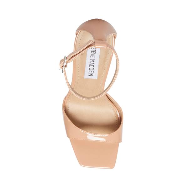 Szpilki Damskie Steve Madden Scorch Blush Lakierowana Heel Różowe | SM-214XV