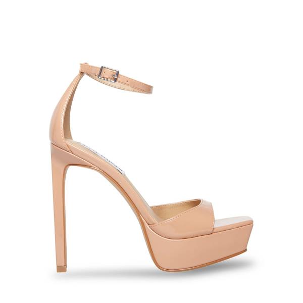 Szpilki Damskie Steve Madden Scorch Blush Lakierowana Heel Różowe | SM-214XV