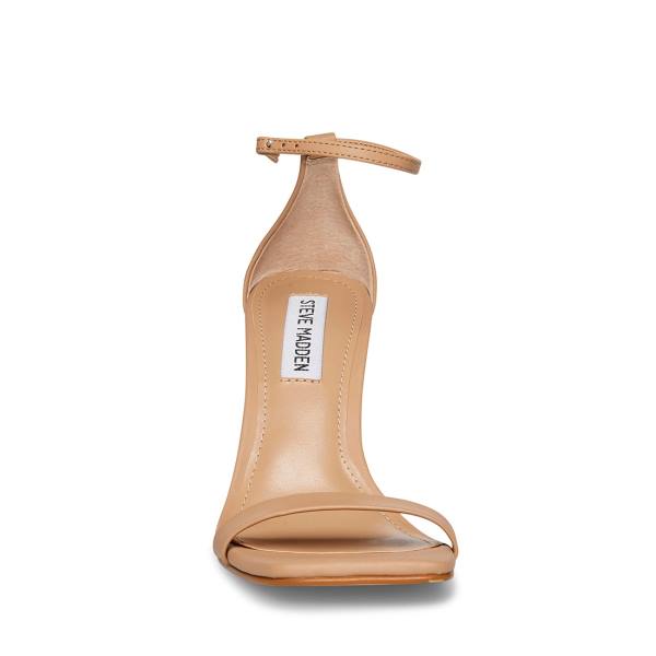 Szpilki Damskie Steve Madden Shaye Natural Heel Beżowe | SM-854OM