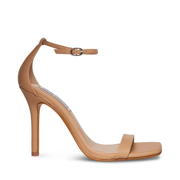 Szpilki Damskie Steve Madden Shaye Natural Heel Beżowe | SM-854OM