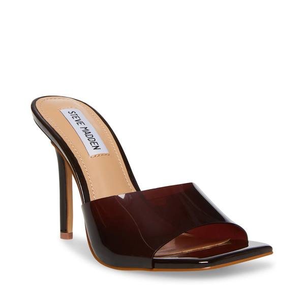 Szpilki Damskie Steve Madden Signal Heel Brązowe | SM-568KU