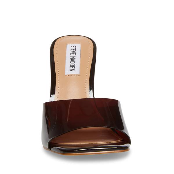 Szpilki Damskie Steve Madden Signal Heel Brązowe | SM-568KU