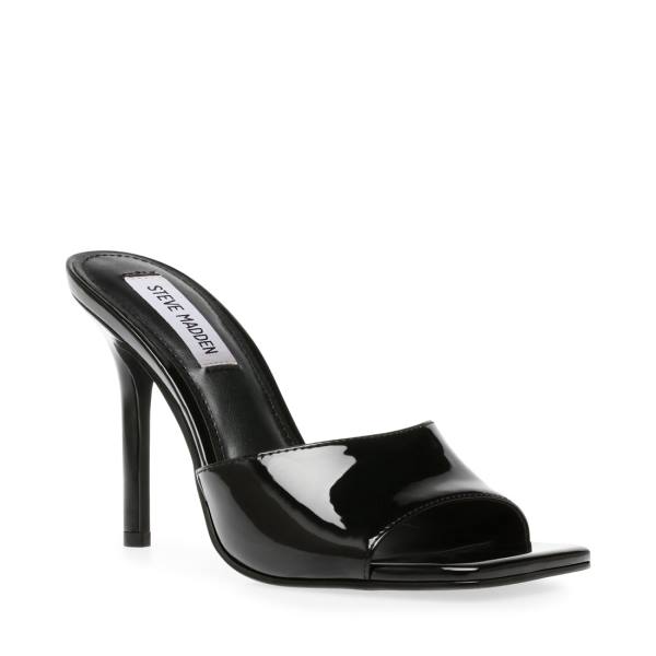 Szpilki Damskie Steve Madden Signal Lakierowana Heel Czarne | SM-715OW